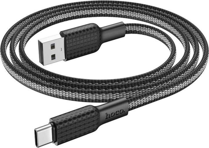 Immagine prodotto Partner Telecom Hoco - Data Cable Jaeger (X69) - USB-A to USB Type-C, 3A, 1m - Black / White (1 m, USB 3.0, 18 W)