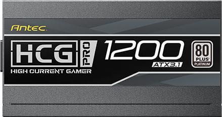 Produktbild Antec Netzteil HCG 1200 PRO P EC ATX3.1 Modular 80+ Platin retail (1200 W)