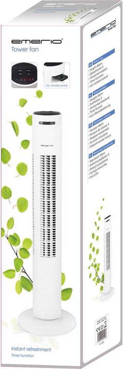 Immagine prodotto Emerio Ventilatore a torre, 3 velocità, telecomando con timer (55.70 dB)
