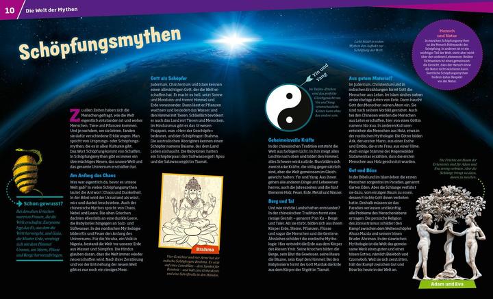 Actual product image Tessloff WAS IST WAS Band 146 Mythologie. Göttinnen, Helden und magische Wesen (German, Dr Andrea Schaller, 2023)
