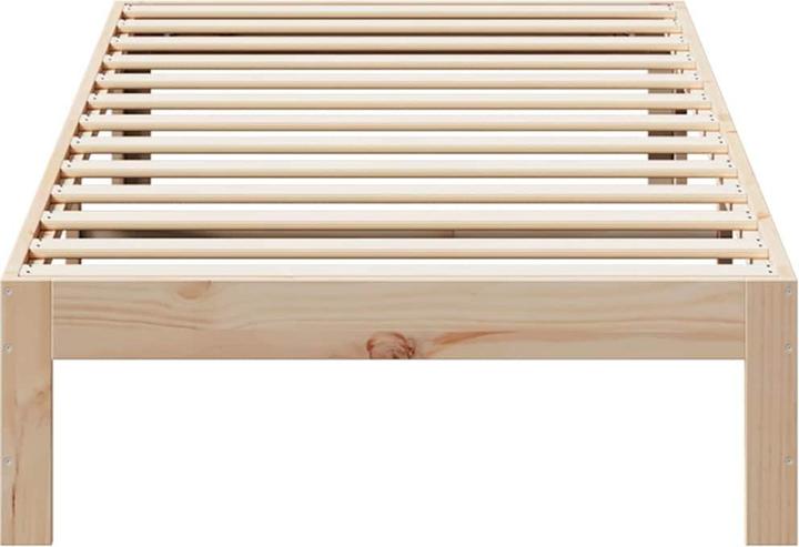 Produktbild VidaXL Familienbett ohne Matratze Weiss 240x200 cm Massivholz Kiefer Bett (240 x 200 cm)