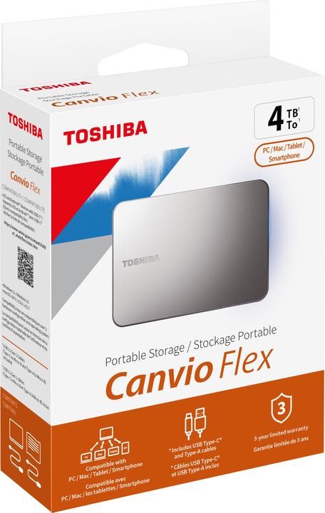 Actual product image Toshiba Canvio Flex 1TB (1 TB)