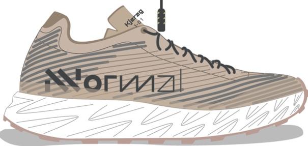 Nnormal Kjerag Shoe Beige/Grey