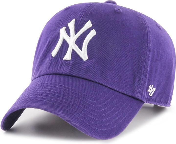 Actual product image 47 Brand Adjustable Cap - Clean Up Ny Yankees Purple (One size)