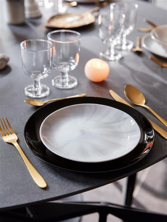 Actual product image Luminarc Dinner Plate P0867 Diwali Black
