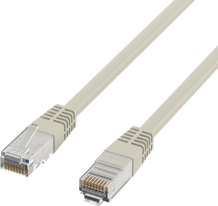 Image du produit EFB Elektronik Câble de brassage, UTP, gris (U/UTP, CAT6, 3 m)