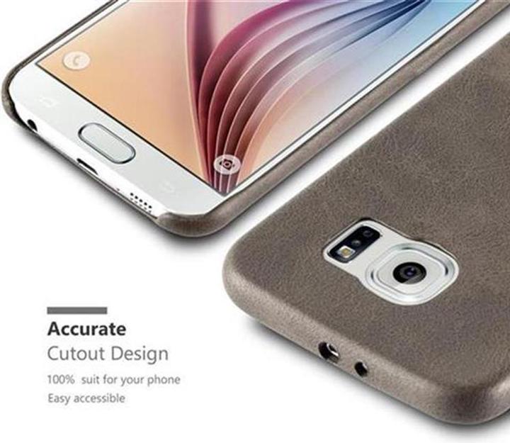 Immagine prodotto Cadorabo Copertina rigida in similpelle con struttura (Samsung Galaxy S6)