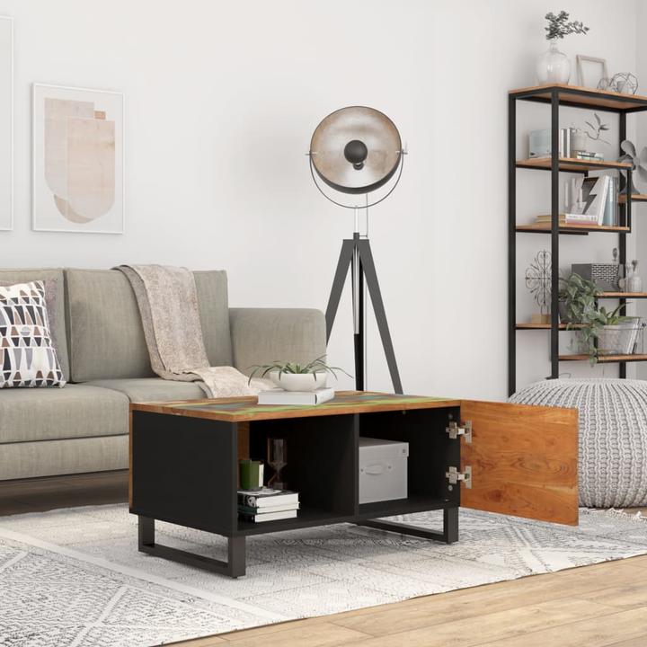 Image du produit VidaXL Couchtisch 80x50x40 cm Altholz Massiv (80 x 50 x 40 cm)