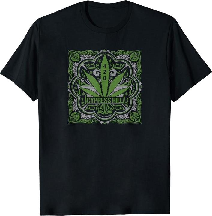 Image du produit Cypress Hill Unisexe Adulte 420 Leaf Cotton T-shirt (L)