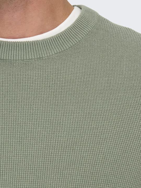 Immagine prodotto Only & Sons Onstony Ds 12 Ls Waffle Crew Knit Noos (S)