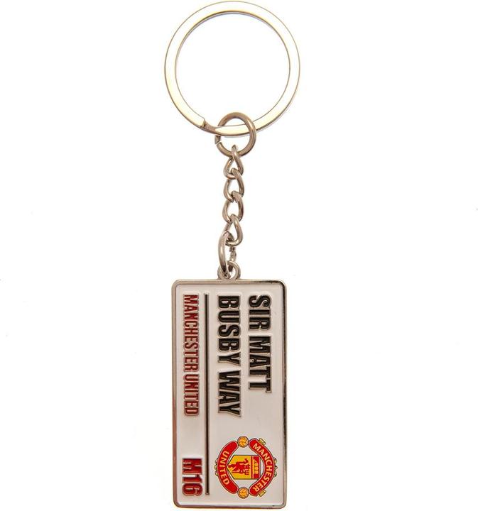 Manchester United FC Schlüsselanhänger Strassenschild