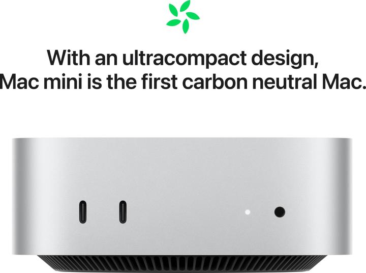 Actual product image Apple Mac Mini – 2024 (M4, 16 GB, 256 GB, Apple M4 10-Core)