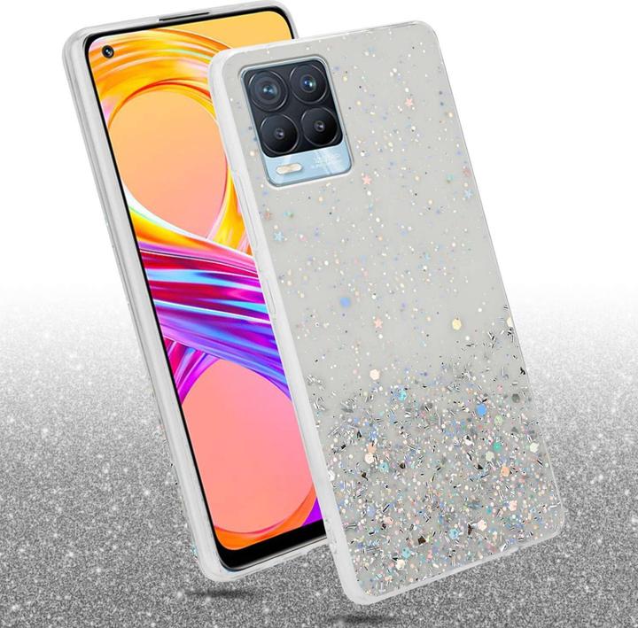 Image du produit Cadorabo Coque pour Realme 8 4G / 8 PRO TPU funkelnder Glitter (realme 8)