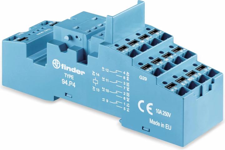 Finder Push-in socket Type 55.34 relays (Relay socket)