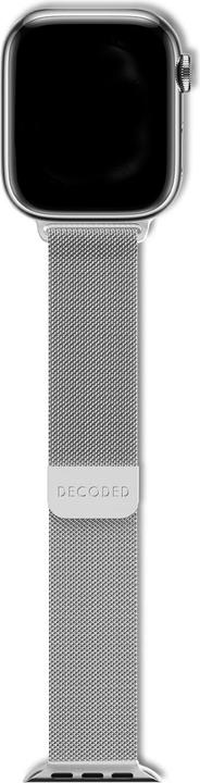 Produktbild Decoded Milanaise Traction Strap 42/44/45mm Titanium (44 mm, 45 mm, 49 mm, 46 mm, Edelstahl)