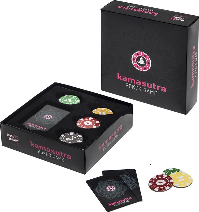 Actual product image tease & please Kama Sutra (Poker, Spanish, Portuguese, English)