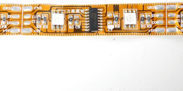 Immagine prodotto OEM Striscia indirizzabile digitale RGB LED Flexi 1 metro