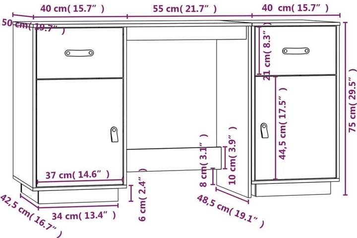 Actual product image VidaXL Happy (135 x 50 x 75 cm)