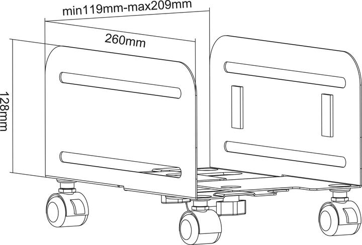 Image du produit InLine Chariot pour PC