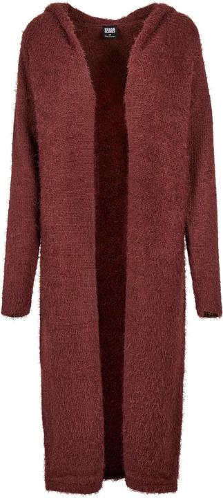 Urban Classics Ladies Hooded Feather Cardigan (XS)