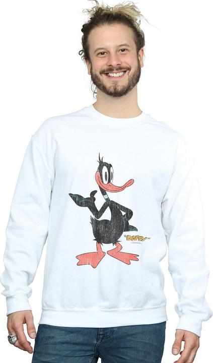 Immagine prodotto Looney Tunes Daffy Duck Distressed Felpa Uomo (3XL)