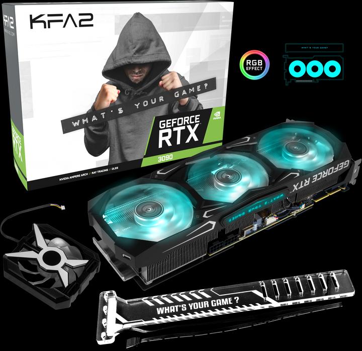 Image du produit KFA2 GeForce RTX 3090 SG 1-Click OC (24 Go)