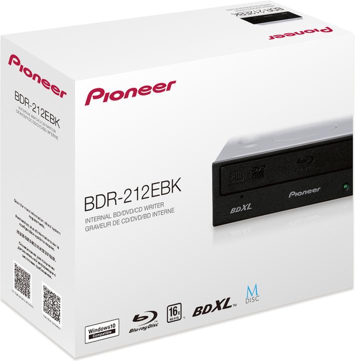 Pioneer BDR-212EBK (Blu-ray burner)