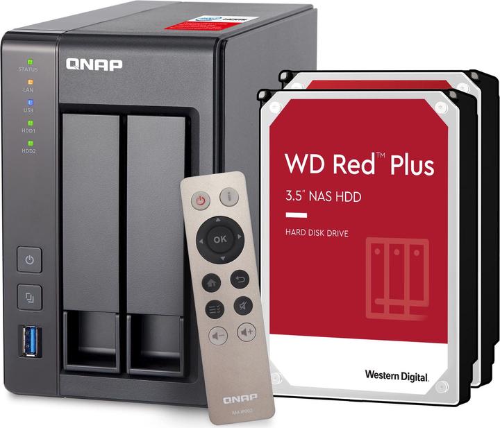 QNAP Ts-251+2g (WD Red Plus)