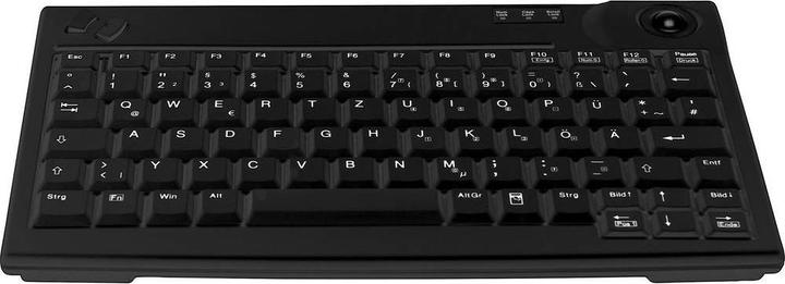 Produktbild Active Key Tastatur Kompakte Industrie mit integriertem Trackball (Eng. Int., Kabelgebunden)