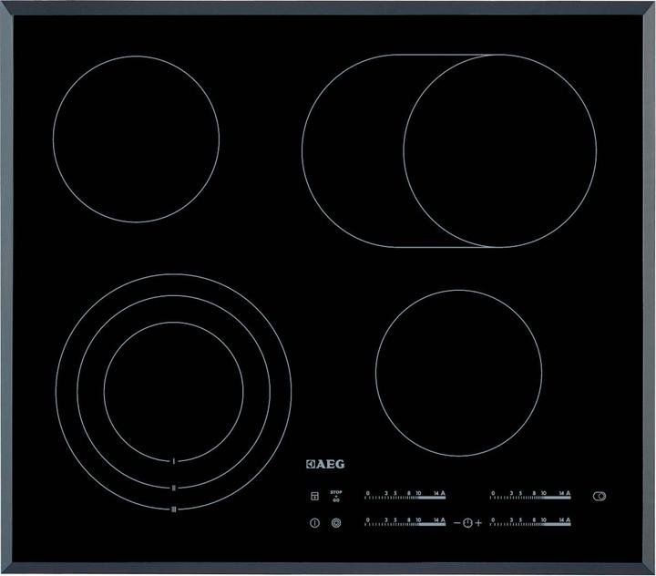 Actual product image AEG HK 654070 FB Ceramic hob 60cm autarkic facet 56x49cm (KP)