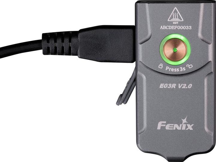 Actual product image Fenix E03R V2.0 (5.25 cm, 500 lm)