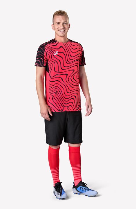 Actual product image Kipsta Damen/Herren Fussball Trikot kurzarm - VIRALTO Topo neonrosa/schwarz (L)