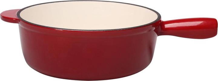 Nouvel Caquelon en fonte, 24cm, 2.5L, rouge (2.50 l)