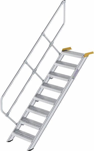 Produktbild Munk Industrietreppe, Stahl-Lochblechstufen, Stufenbreite 600 mm, 8 Stufen (Anlegeleiter)