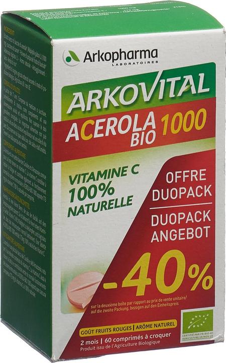 Arkopharma Arkovital Acerola (60 Stück, Tabletten, 191 g)