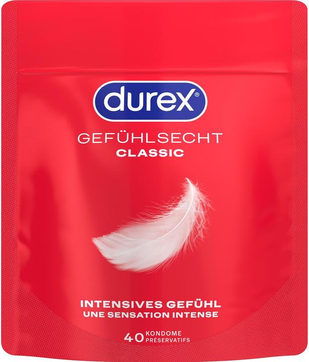 Produktbild Durex Gefühlsecht Classic (40 Stk.)
