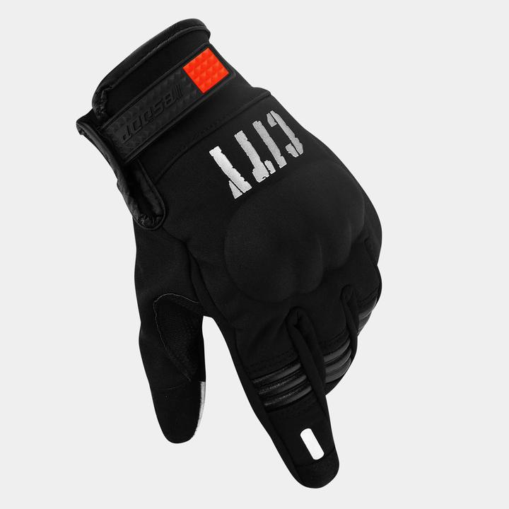 Actual product image Avizar Reflective touchscreen gloves, non-slip, size XS - Black (XS)