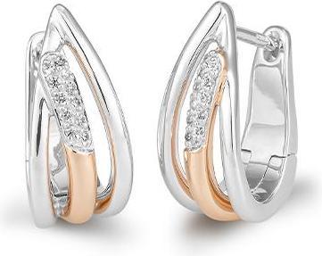 Breuning OHRSCHMUCK - BRILL. 0,12 Ct. H/si (585, - Gold)