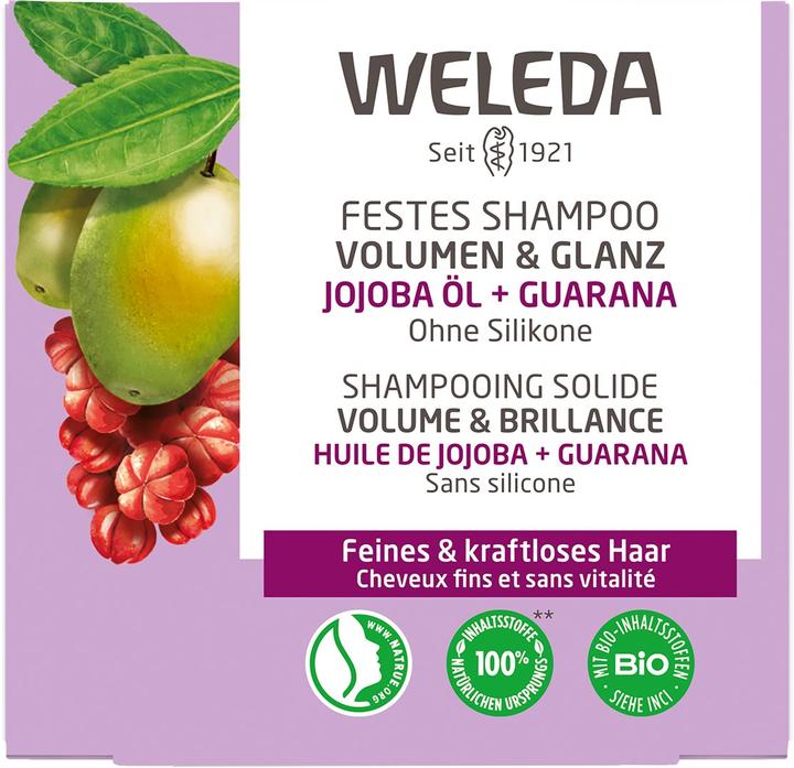 Actual product image Weleda Solid Shampoo Volume Shine 50g (Solid shampoo)