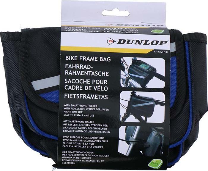 Produktbild Dunlop Torba / sakwa rowerowa na ramę (Czarny/Niebieski) (Rahmentasche)