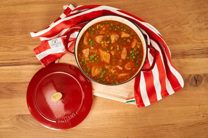 Image du produit Ballarini Cocotte BELLAMONTE 22 cm ronde 3,0 litres en fonte rouge (22 cm, Cocotte + faitout, Fonte)