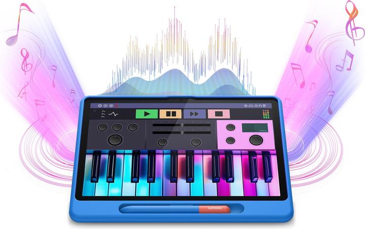 Produktbild Lenovo Tab + Kids Bumper (nur WLAN, 10.10", 128 GB, Luna Grey)