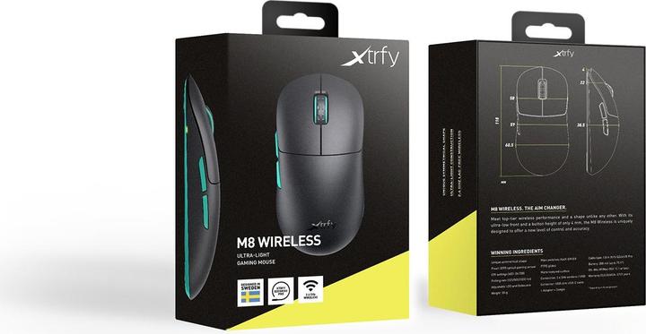 Immagine prodotto CHERRY xtrfy M8 Wireless (Senza fili)