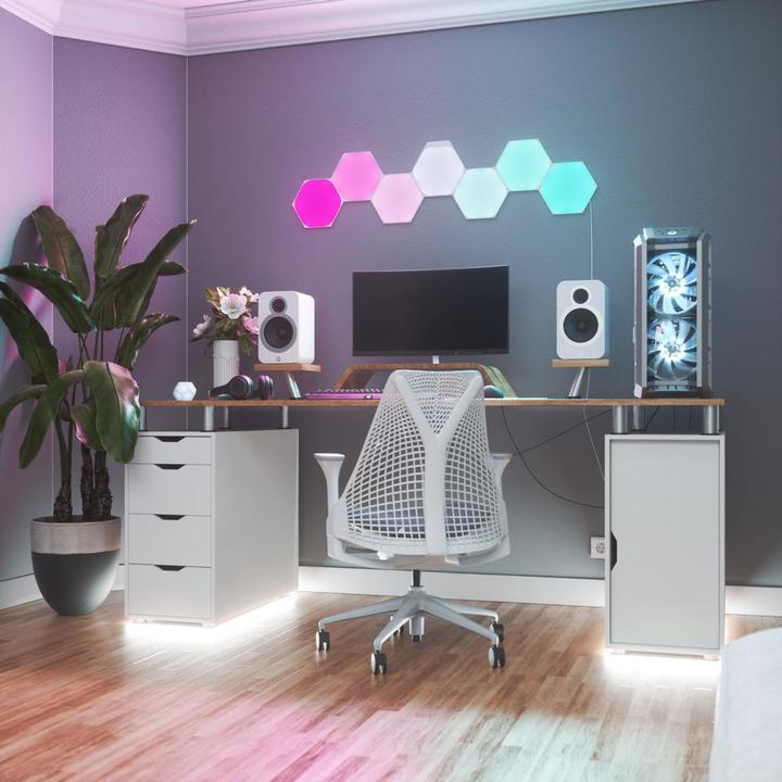Actual product image Nanoleaf Shapes Hexagon Starter Kit (9x) (100 lm)