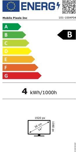 Energie-Label Mobile Pixels Trio 2.0 (1920 x 1080 Pixel, 13.30")