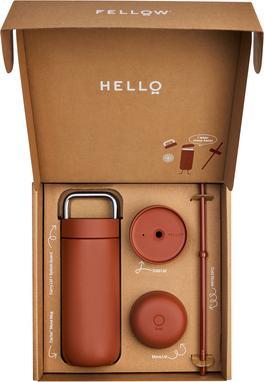 Produktbild Fellow Carter Move Mug 3 in 1 - Thermobecher + 3 Deckel - Sienna 473 ml