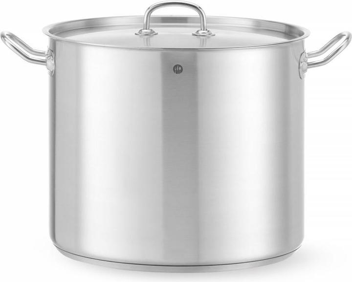 Actual product image Hendi Vegetable Pot with Lid 21 l 320x270 mm Kitchen Line (32 cm, Casserole + Stewpot, Stainless steel)