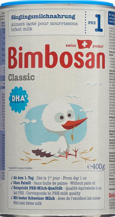 Actual product image Bimbosan Classic 1 (400 g, from birth)