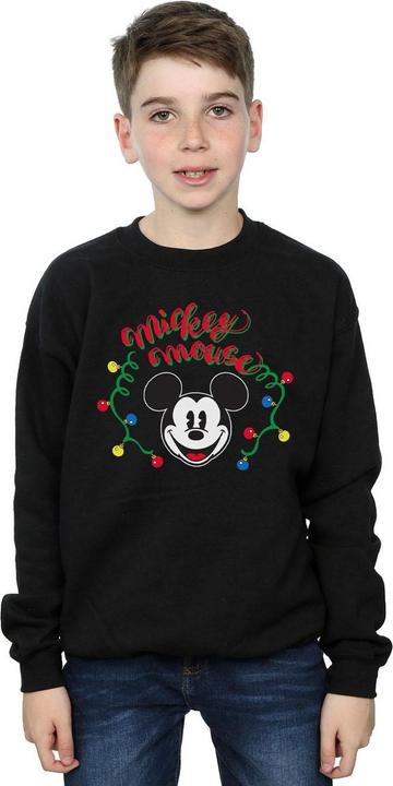 Produktbild Disney Mickey Mouse Christmas Light Bulbs Sweatshirt Jungen (128)