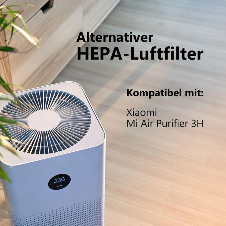Actual product image Hermex Alternativer HEPA-Luftfilter zu Xiaomi Mi Air Purifier 3H (1 x)